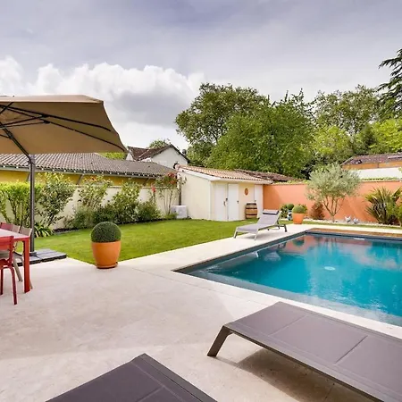 Maison Familiale Climatisee Avec Piscine 别墅 波尔多